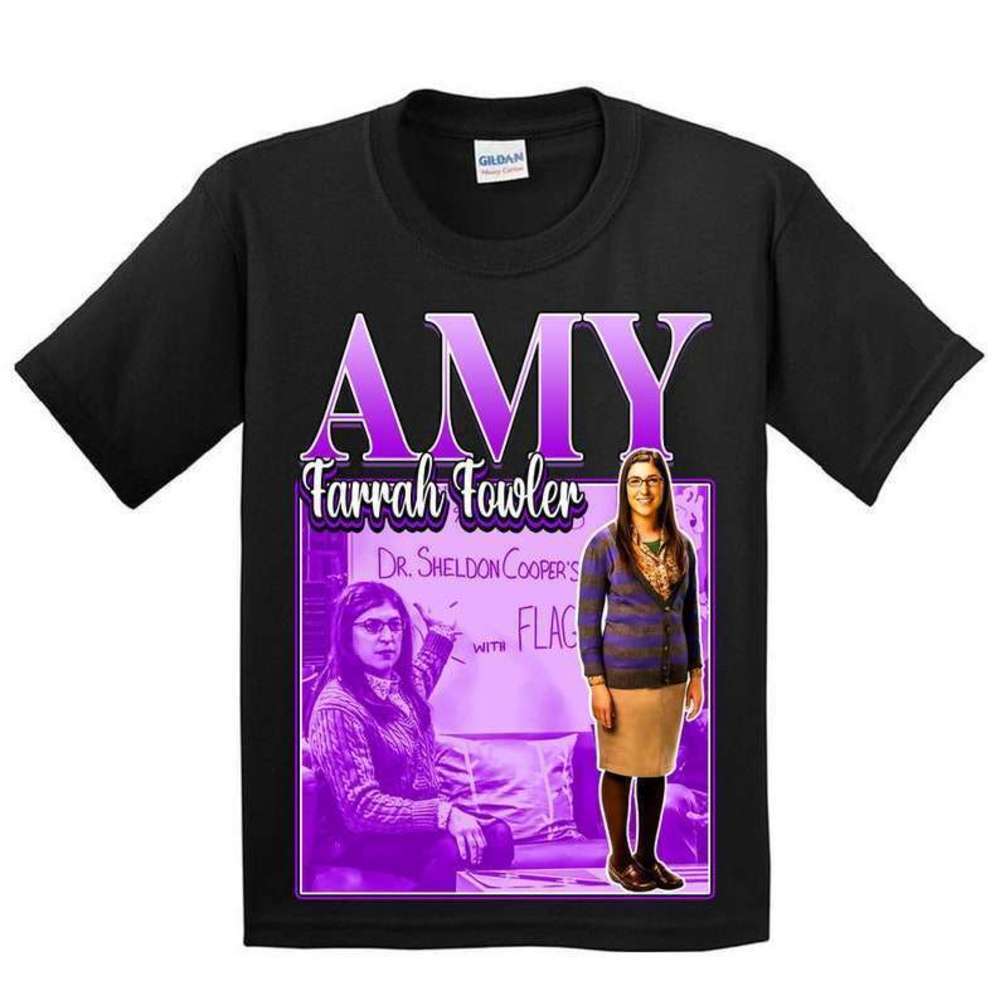 Amy Farrah Fowler Big Bang Theory Nerdy Sitcom Quote Graphic Fan T-Shirt